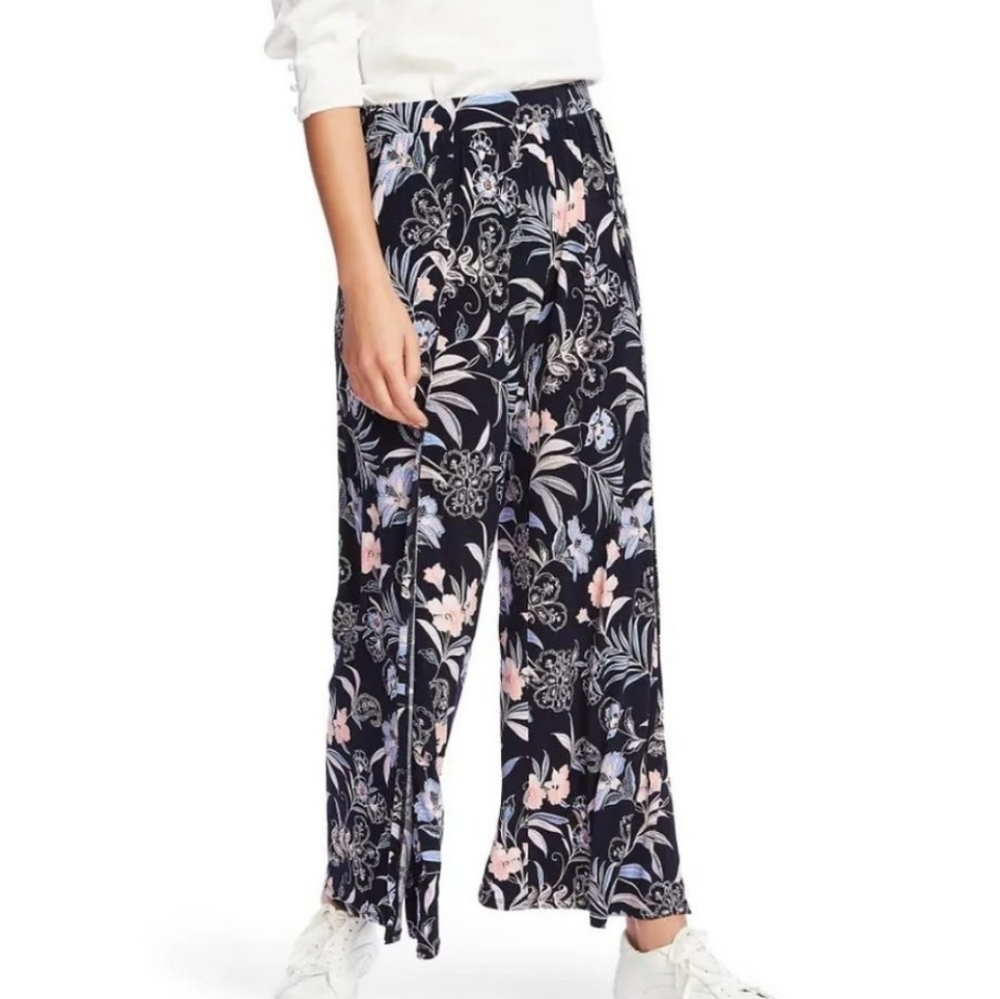 NWT 1.State Paisley Wide Leg Multicolor Pants.…